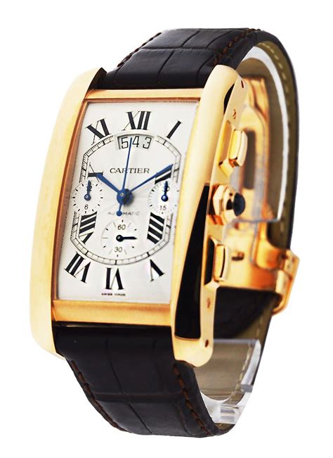 cartier tank americaine xl chronograph|cartier tank americaine for sale.